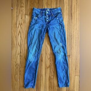 MOTHER Denim Pixie Button Fly Jeans Size 25